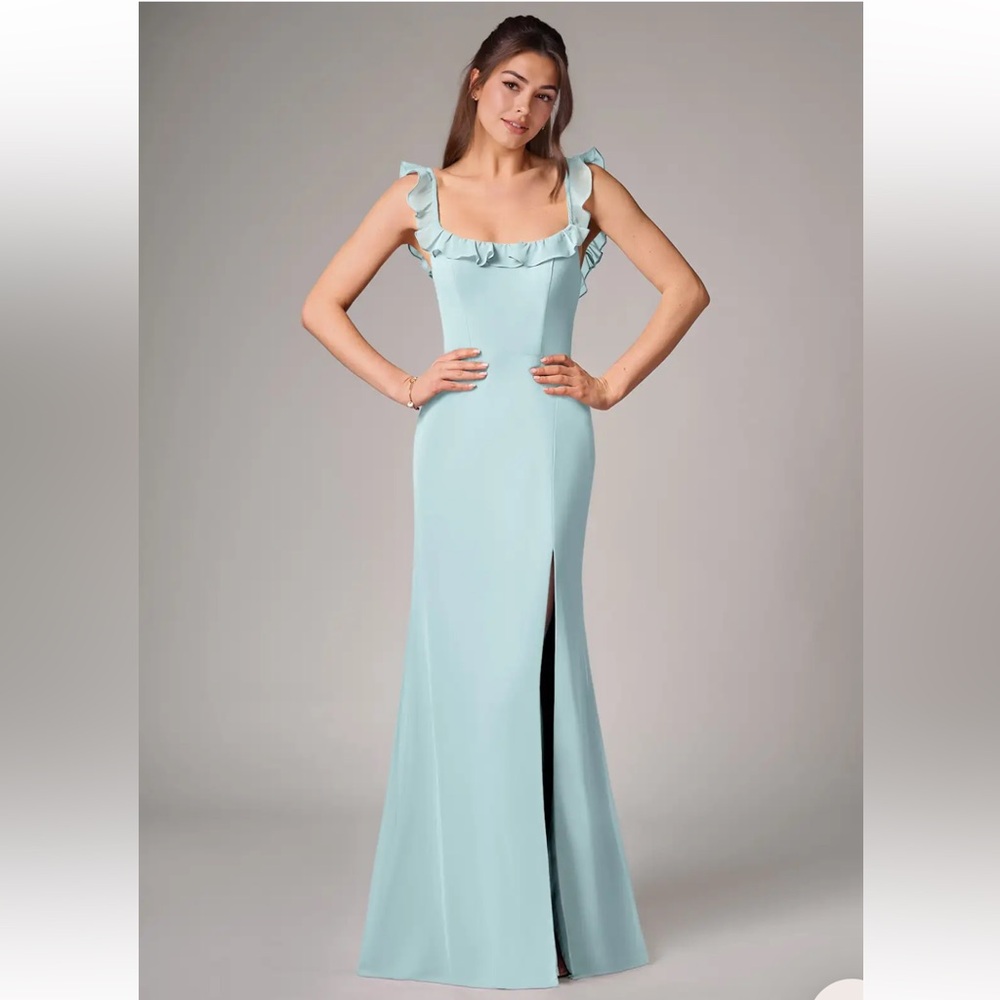 Azazie Callie Bridesmaid Dress - NWT Size 4 Color Mist